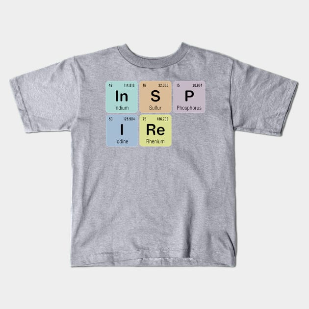 Inspire Chemistry Kids T-Shirt by oddmatter